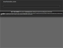 Tablet Screenshot of markmode.com